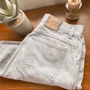 Vintage High Waisted Lee Denim Shorts